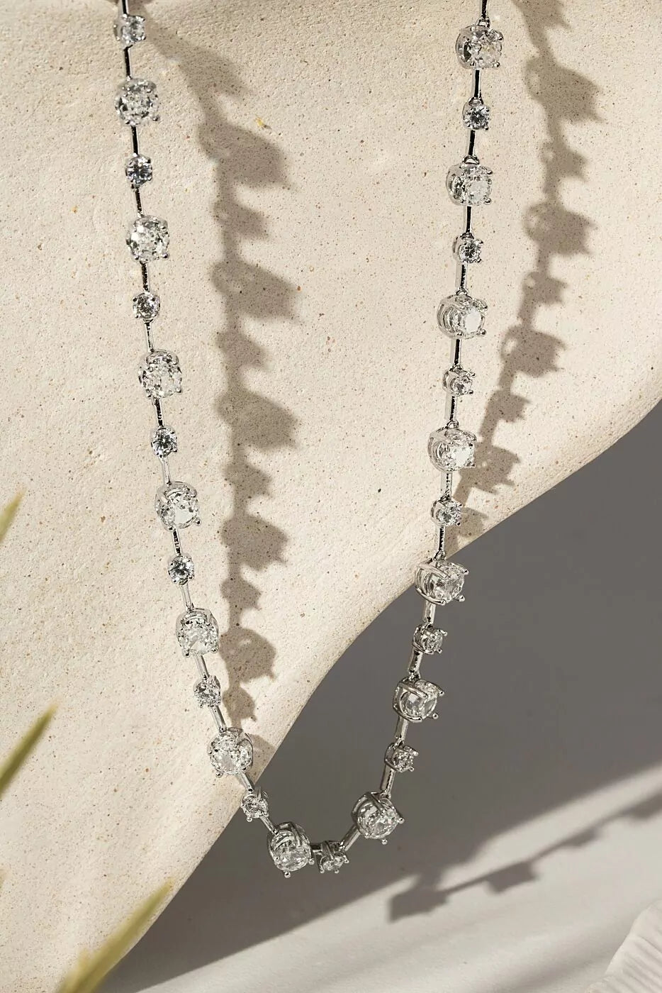 Colar Riviera com Zircônias Ice Cutting Diamond Color e Zircônias Brancas 44cm - Prata 925